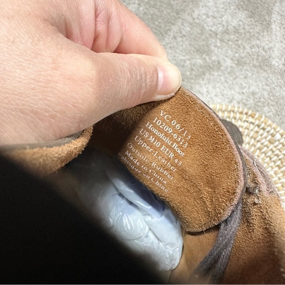 Olukai Men’s Honolulu Boot Chukka Ankle Lace Up Leather Casual in Brown Size 10 main image 4
